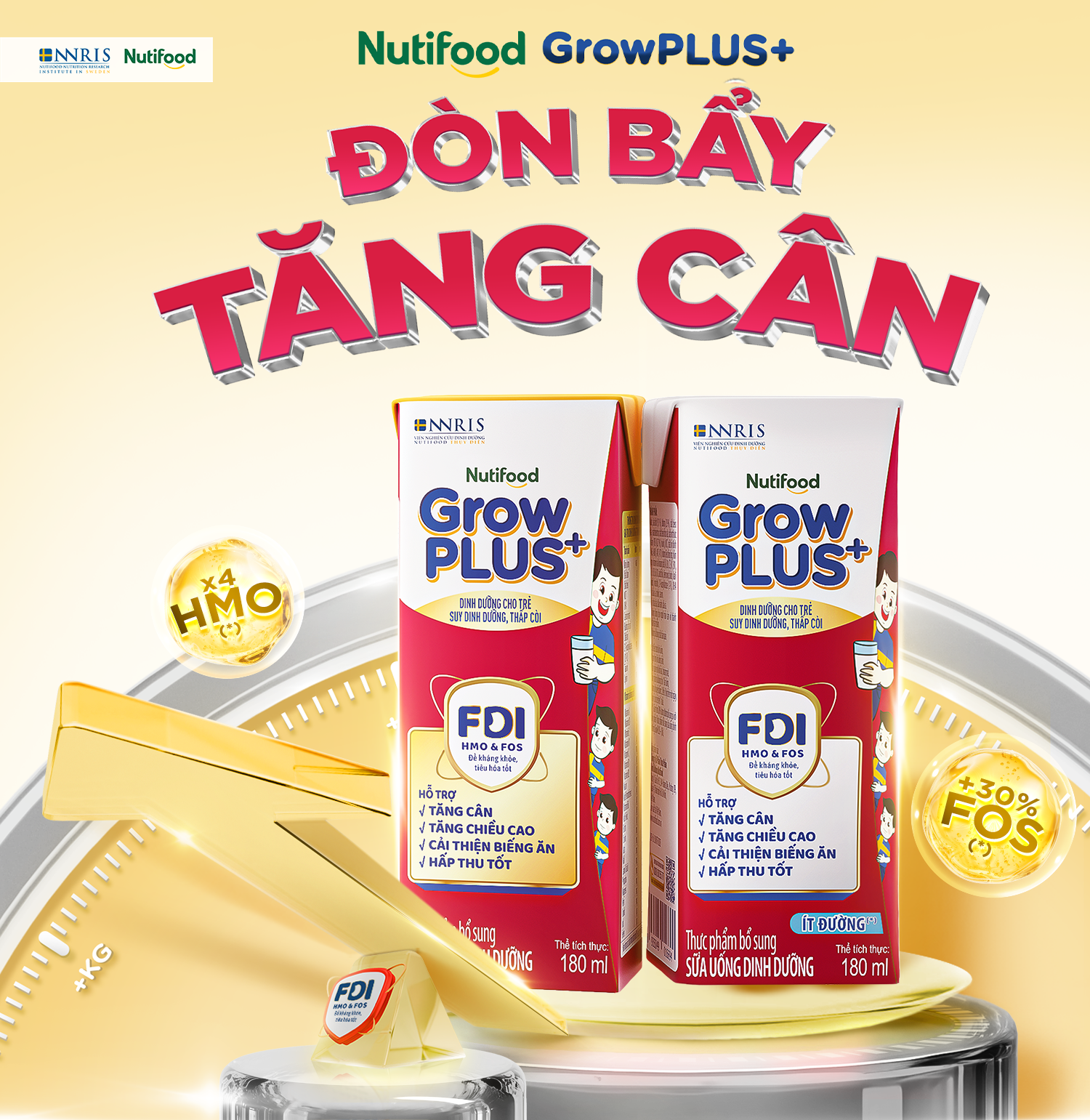 GrowPLUS+ Suy Dinh Dưỡng (Đỏ)