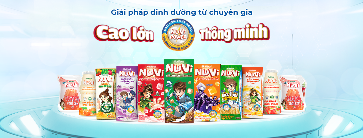 NuVi - Nâng chuẩn sữa Việt Nam