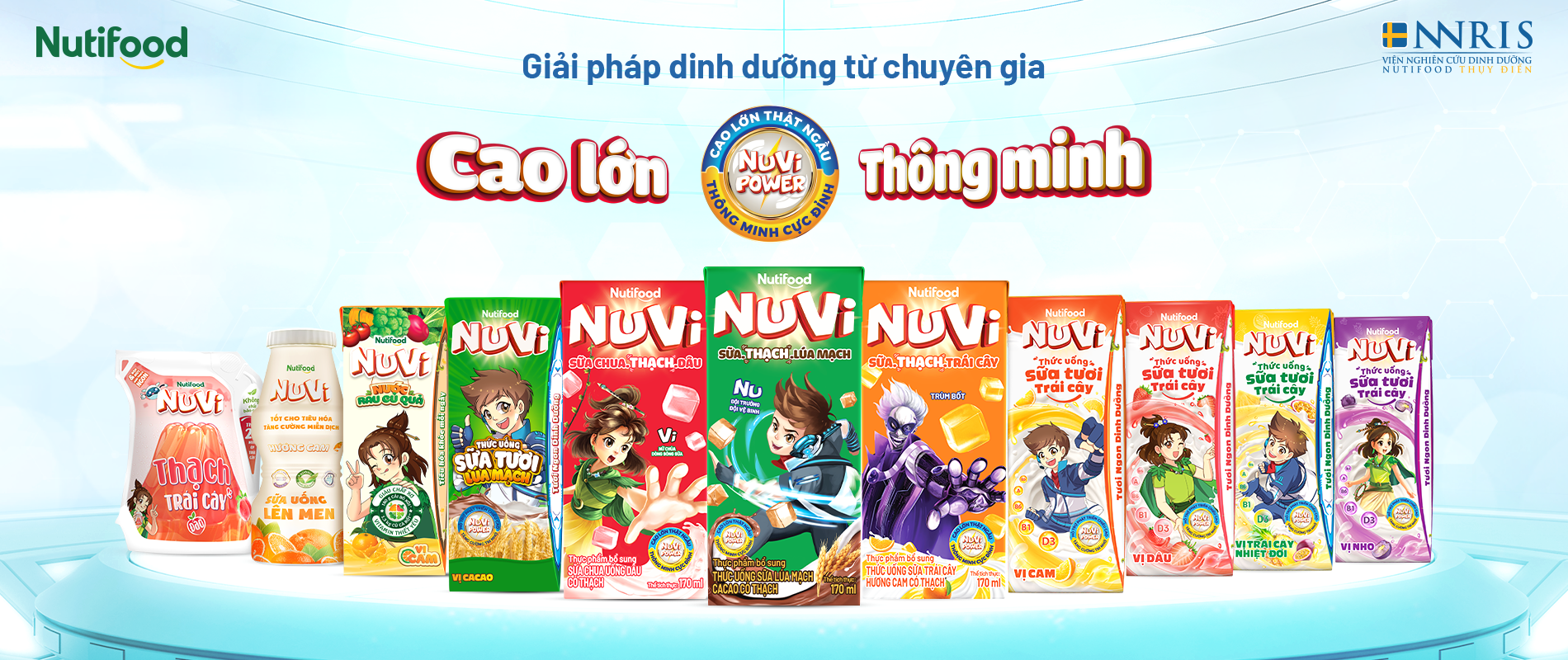 NuVi - Nâng chuẩn sữa Việt Nam