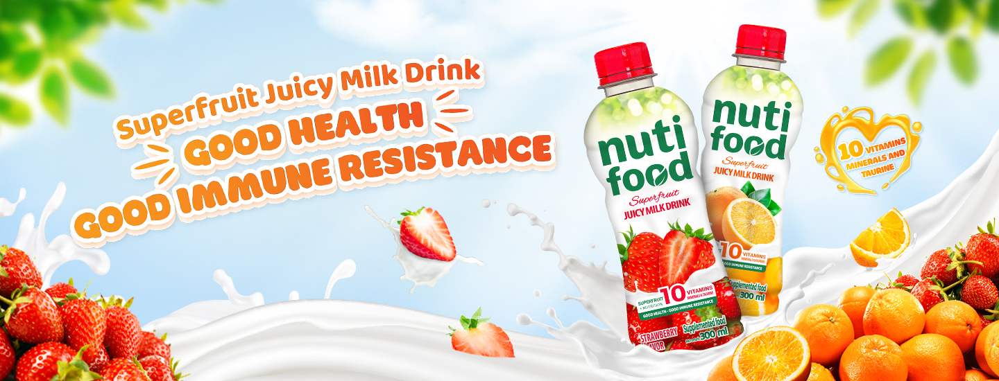 Nutifood <br> - Superfruit Juicy Milk Drink