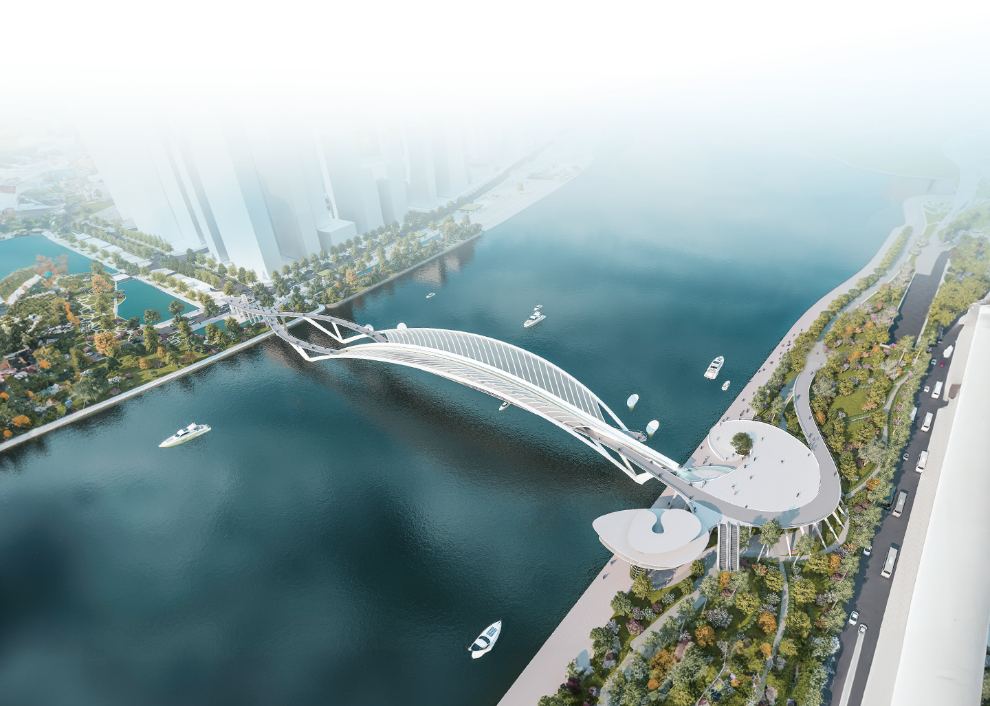 Sponsorship for the construction of a pedestrian bridge spanning the Saigon River - Creating a New landmark for Ho Chi Minh City