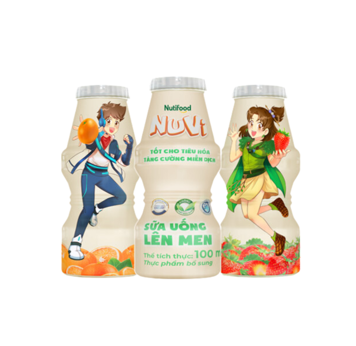 Nuvi fermented drinkable milk