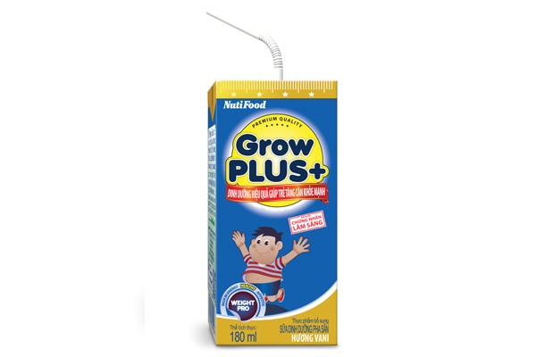 Grow Plus+ xanh giúp trẻ tăng cân vượt trội